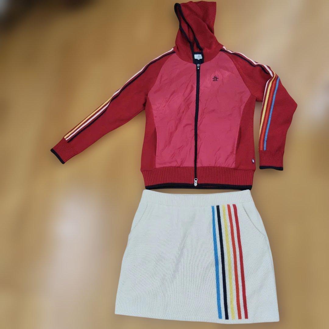 マンシングウェアレディース フード付きジャケットとスカートセット