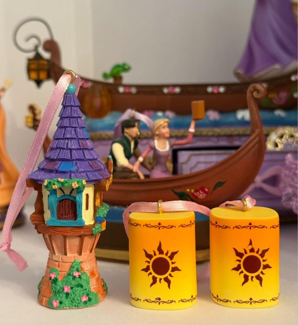 ディズニー　ラプンツェル　オーナメント　フィギュア　セット