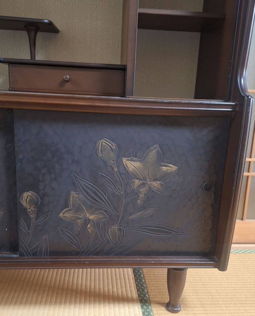 ★送料込み【1960年代:レトロ家具】 茶箪笥