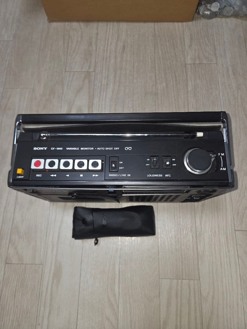 SONY CF-1900 ラジオカセットレコーダー ジャンク