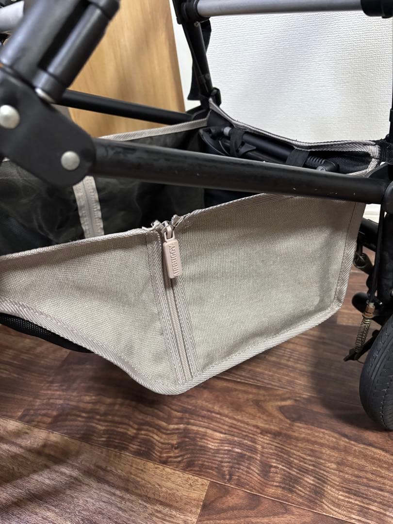 エアバギー フレームブレーキ付き 合皮レザーエスプレッソ色