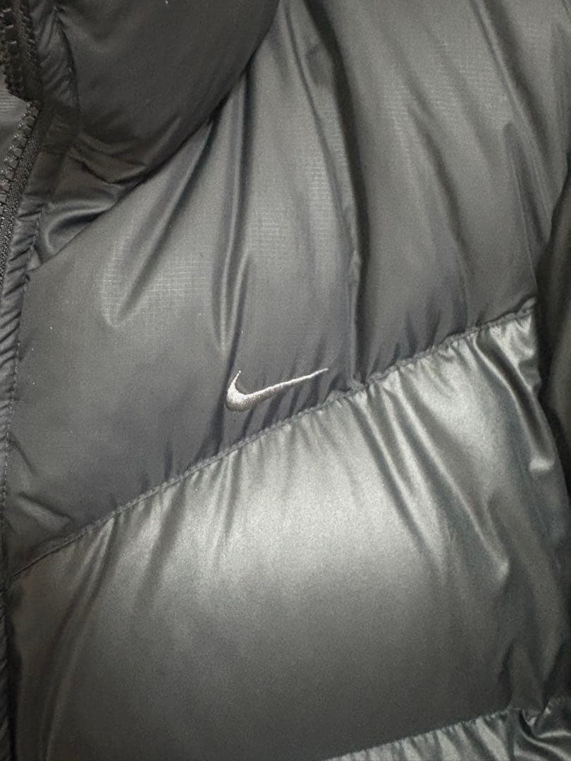 【希少/00s】NIKE ダウンジャケット L 黒 肉厚 極暖