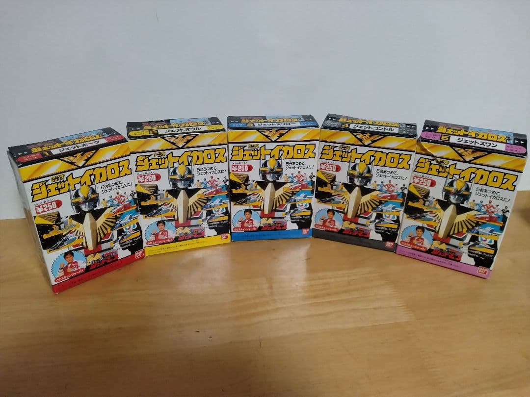 日*4様 鳥人戦隊ジェットマン　ジェットイカロス 5セット 食玩