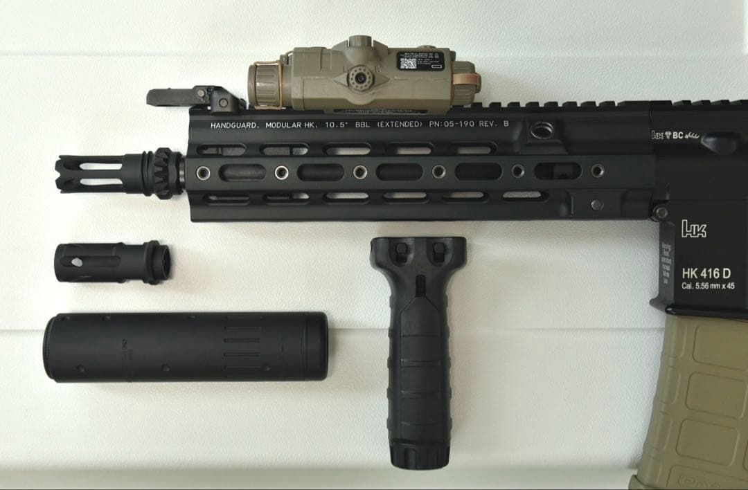 次世代電動ガン　HK416 デルタカスタム ブラック