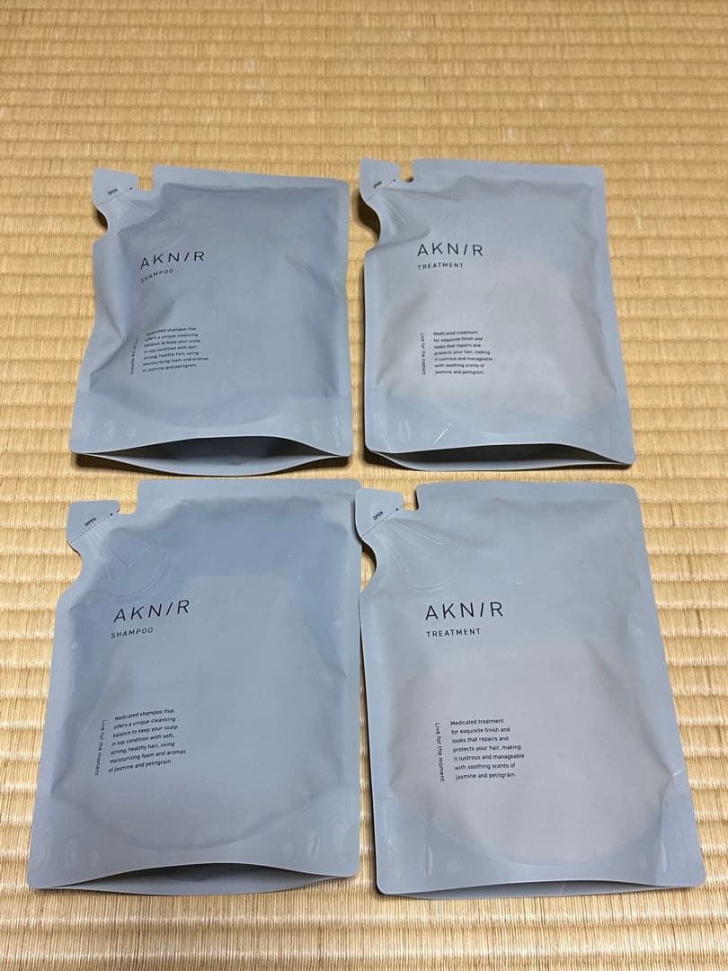 AKNIR シャンプー＆トリートメント詰替用2セット　各300ml