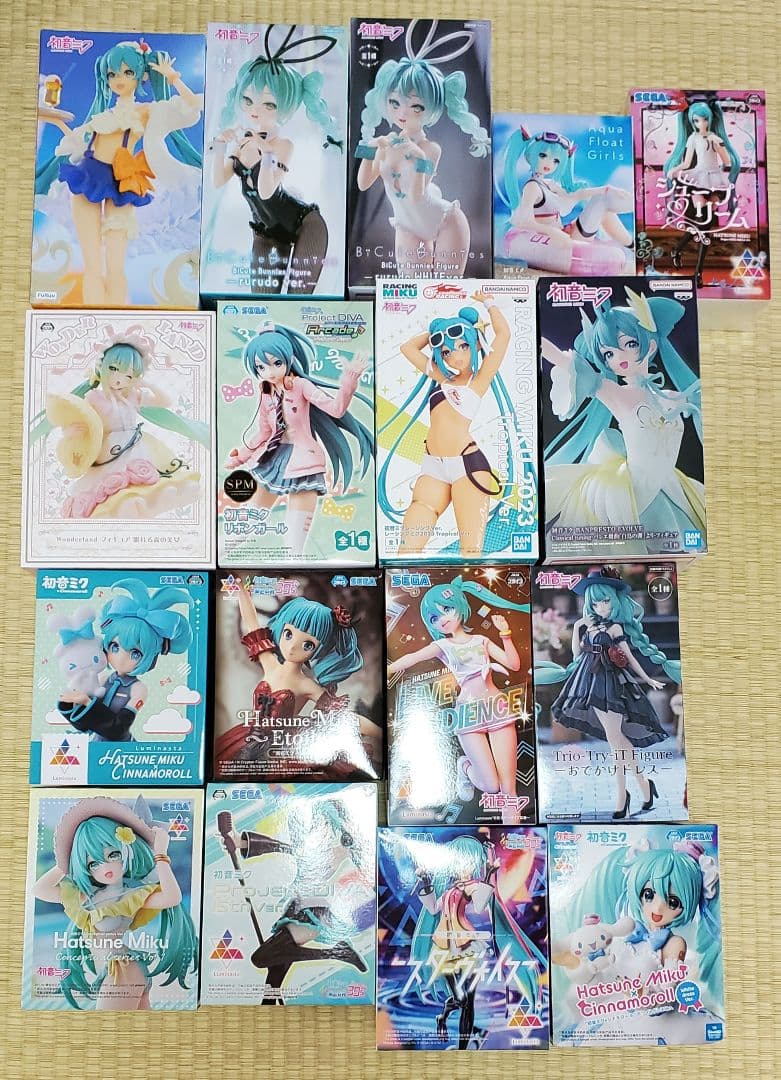 初音ミク プライズフィギュア まとめ売り 17点