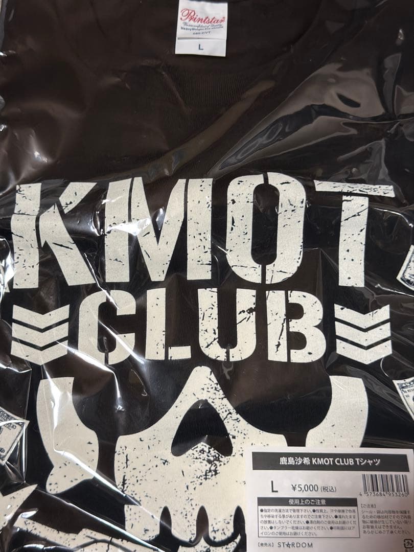 鹿島沙希　KMOT CLUB Tシャツ　Lサイズ