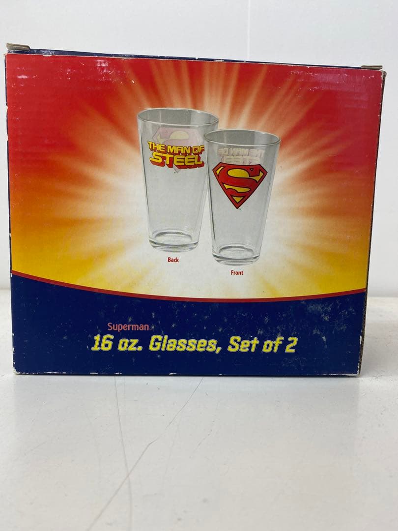 スーパーマン　16ozグラスセット