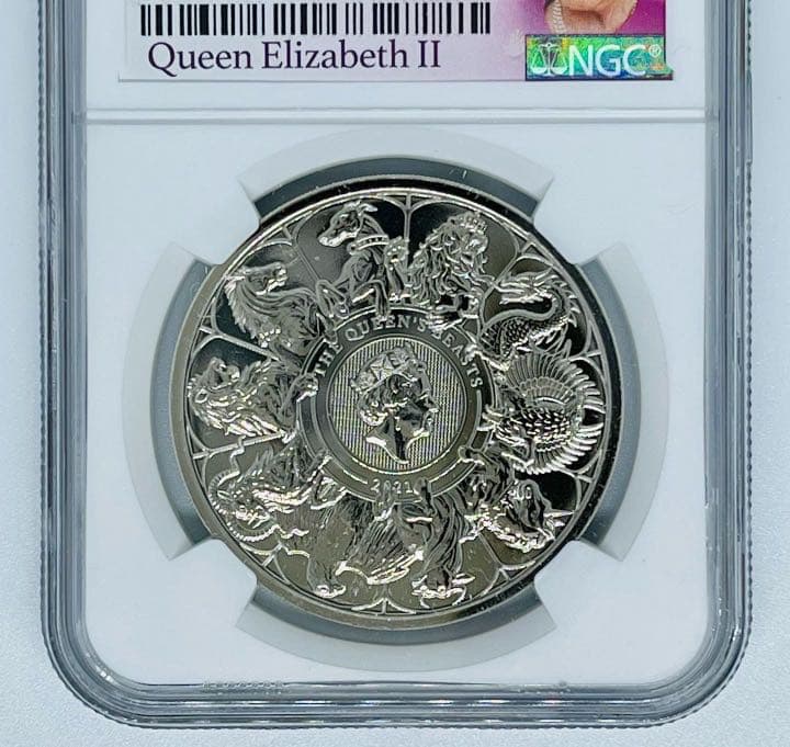 2021年 クイーンズビースト  エリザベス女王 NGC ロイヤルミント