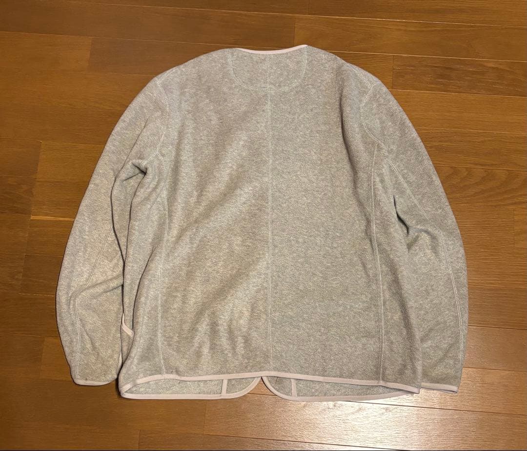 DANTON ダントン ノーカラー フリース グレー 42