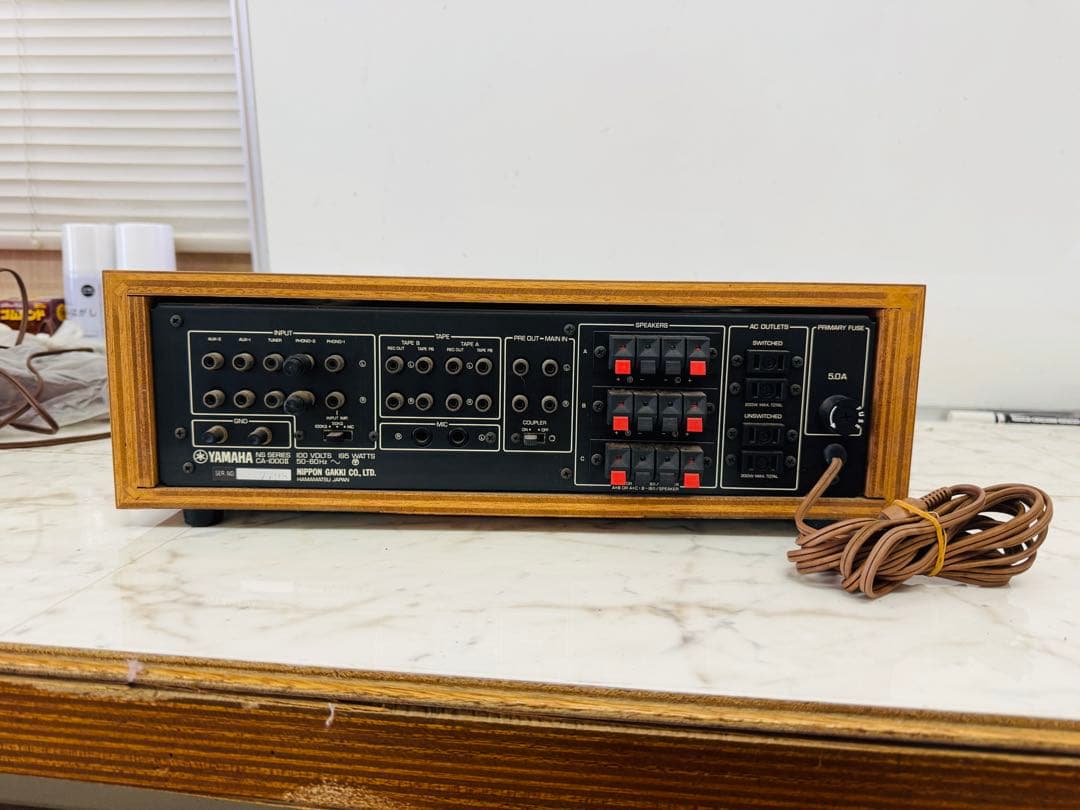 YAMAHA ヤマハ　CA-1000II プリメインアンプ レトロ　動作品
