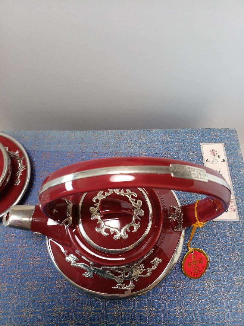 中国錫細工茶器　未使用品