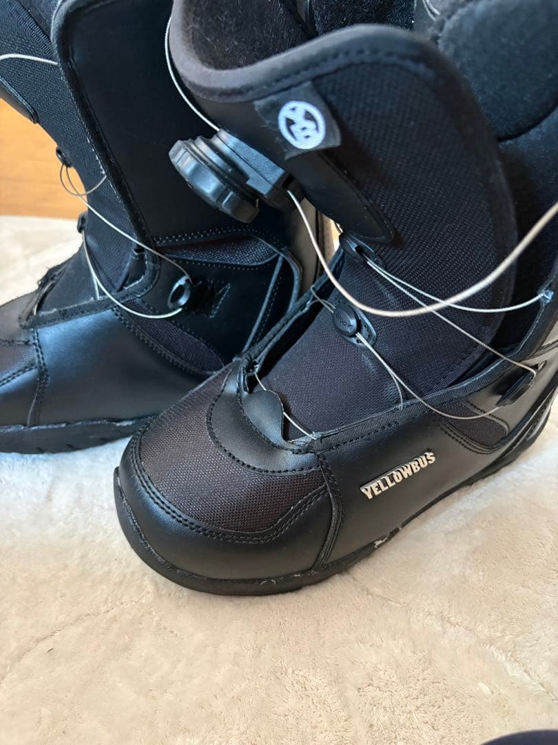 YELLOWBUS Honor ブラック スノーボードブーツ　25.0