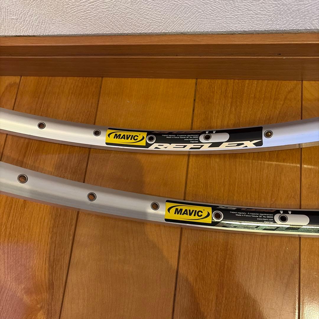 MAVIC RELEX シルバーリム 2本セット チュウブラー36H
