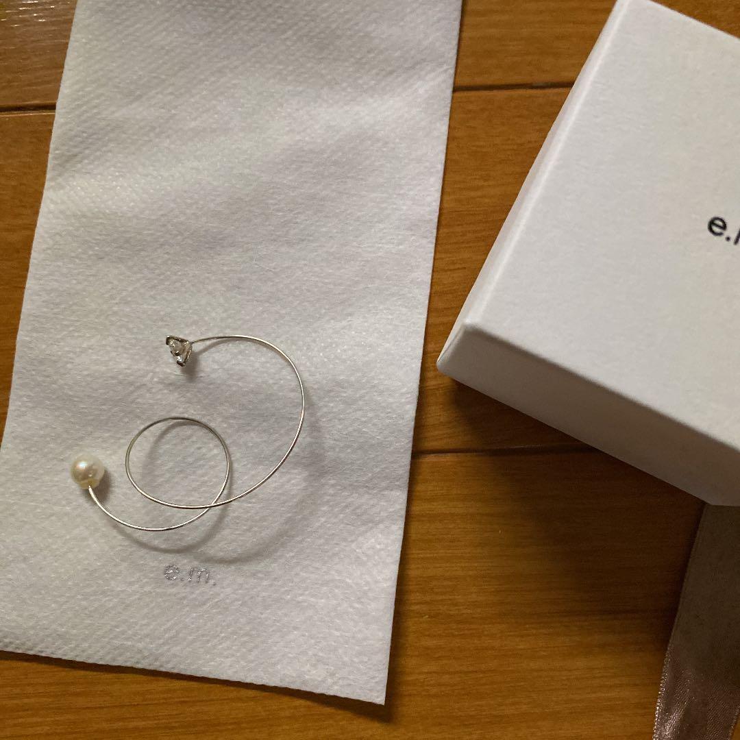 みゆです！2点！イーエム　新品　ピアス　セット　パール　片耳　プレゼント