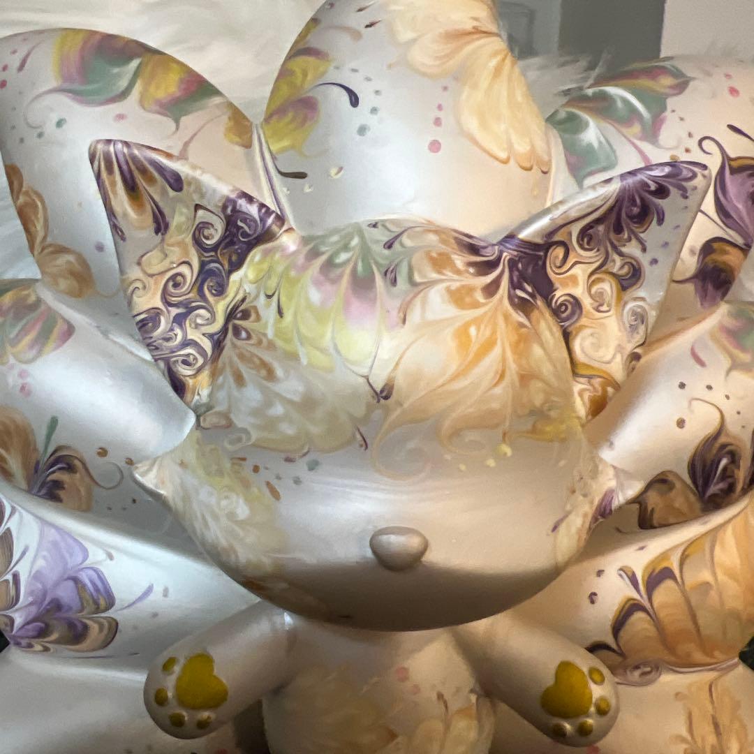 流体アート　ベアアート　九尾　特大サイズ