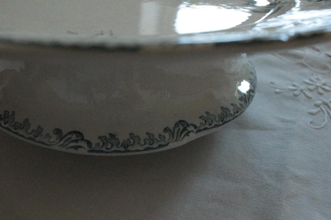 フランスアンティーク・ショワジールロワVILLARDコンポティエ・ケーキスタンド