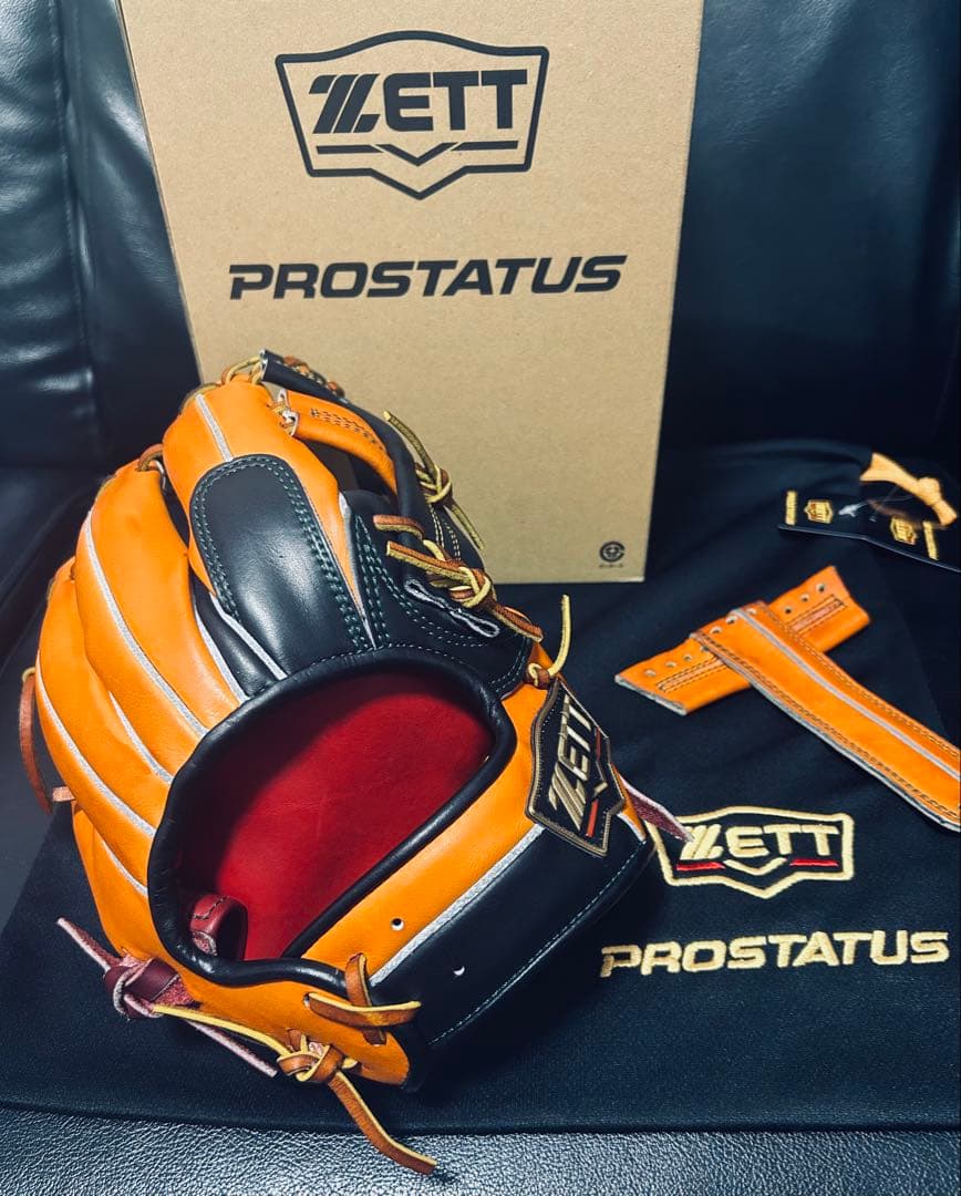 ZETT プロステスペシャルオーダー 硬式 内野用 極上品 日本製 専用袋箱付