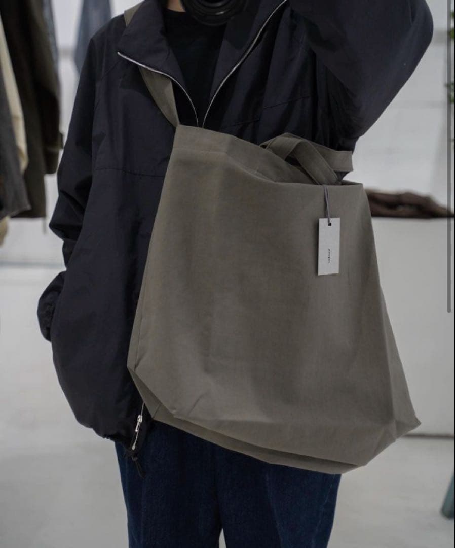 バッグ Kontor / brushed cotton big tote bag