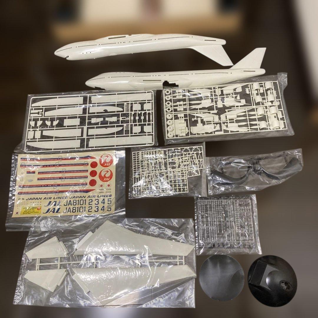 未組立｜NITTO日東 日航ジャンボ ボーイング747 1/100プラモデル