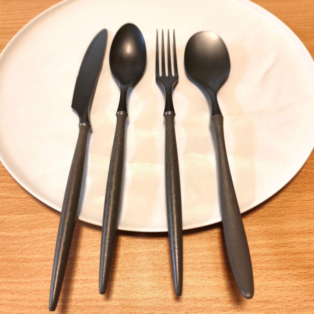 新品ARASエイラス　スプーン、フォーク、ナイフ、カレースプーンの4点セット×3