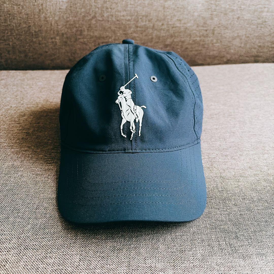 POLO ラルフローレン　AO 2025 ネイビーキャップ 通気性メッシュ