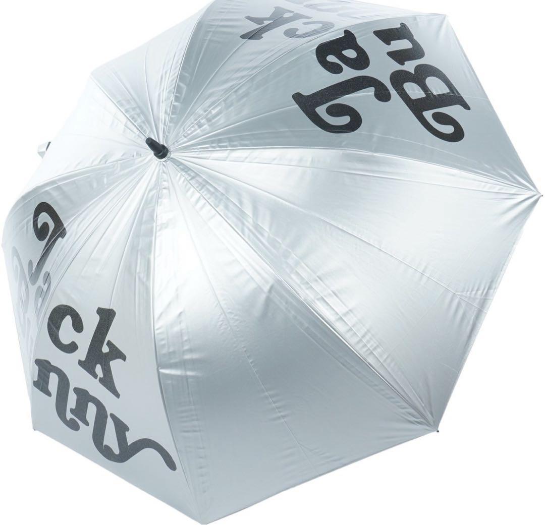 ジャックバニー　ゴルフ用傘 シルバー ブラック 8本骨　UV傘