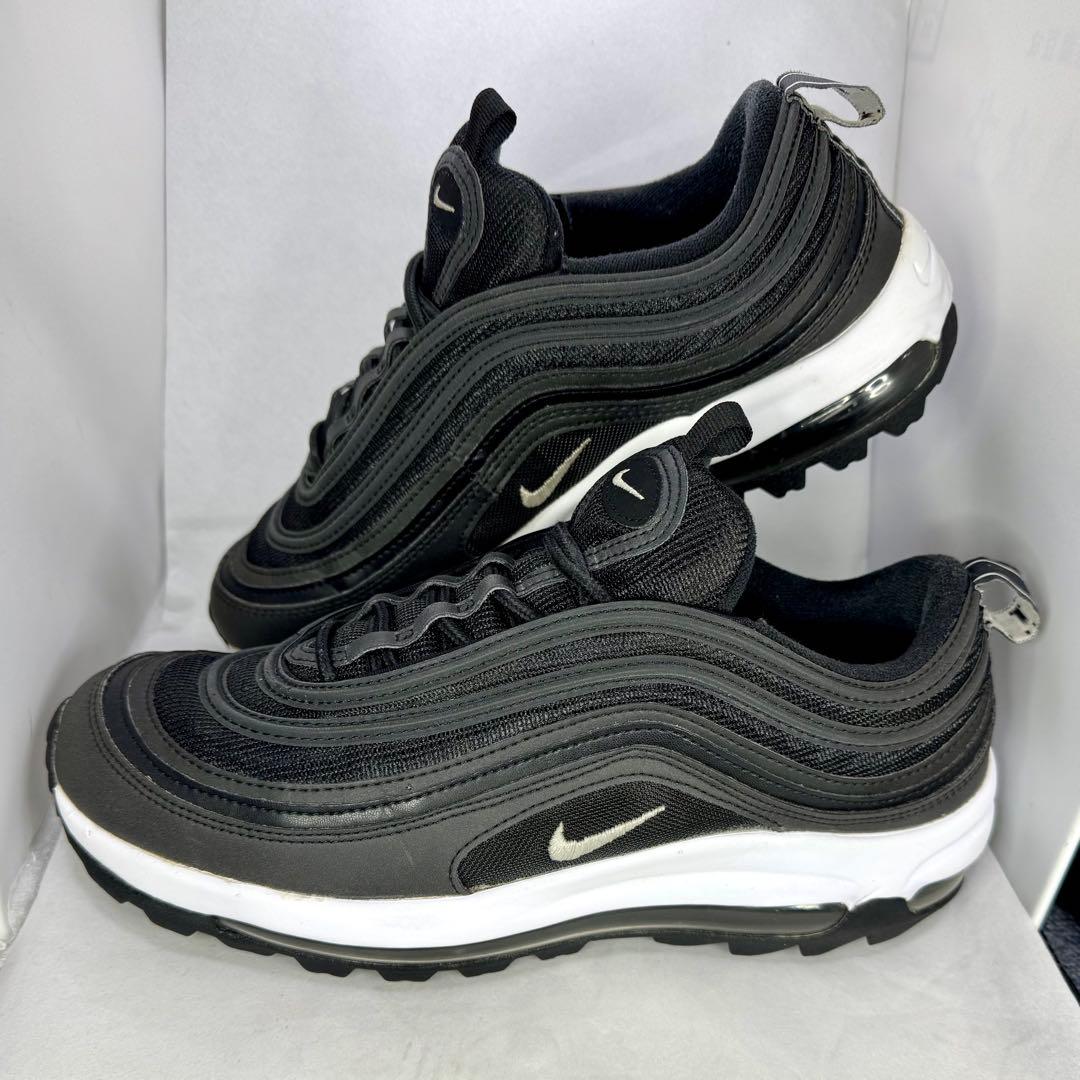 【最終】ナイキ エアマックス97 G ゴルフシューズ ブラック 25cm