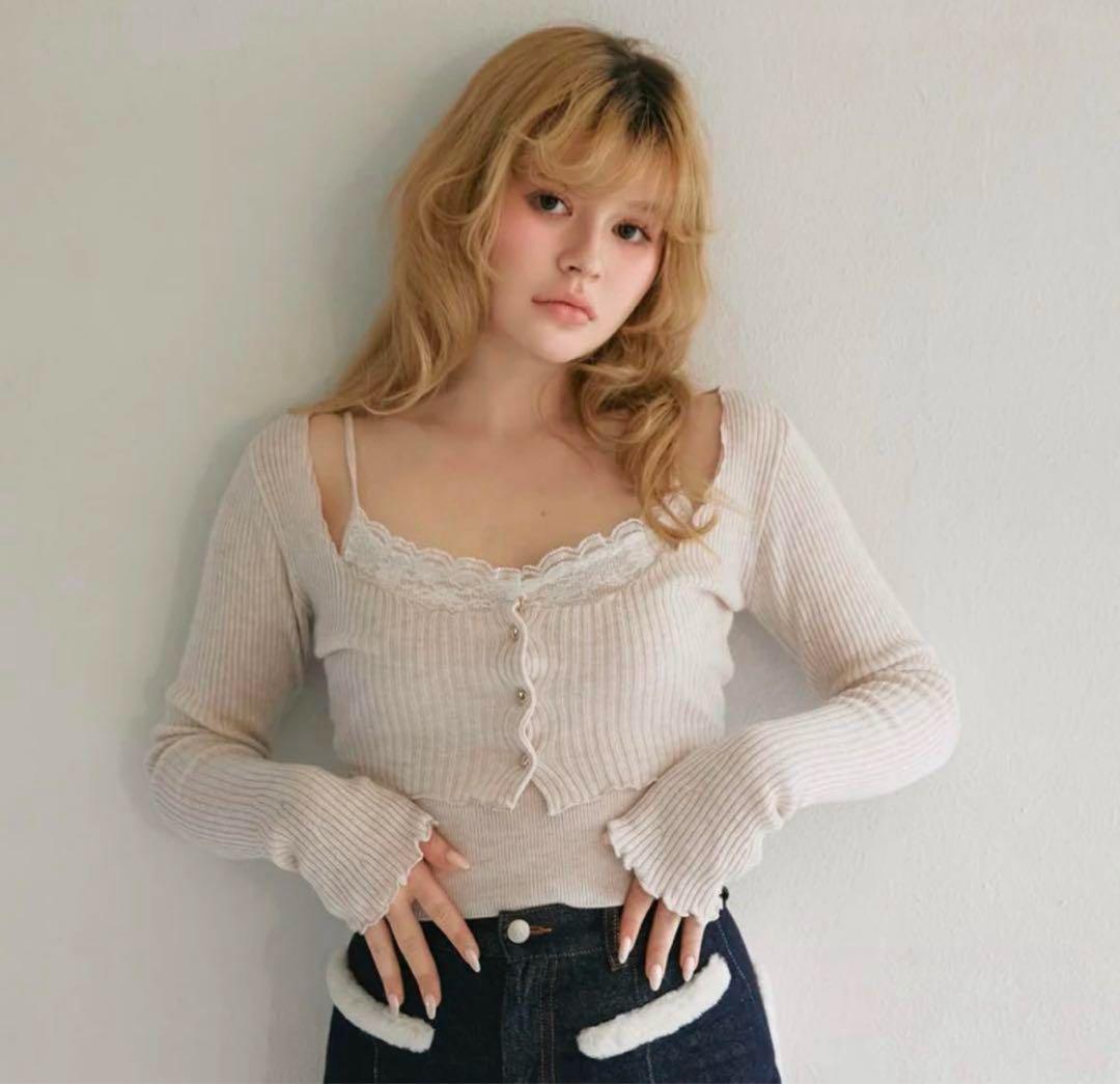 トップス Maisie lace camisole set andmary