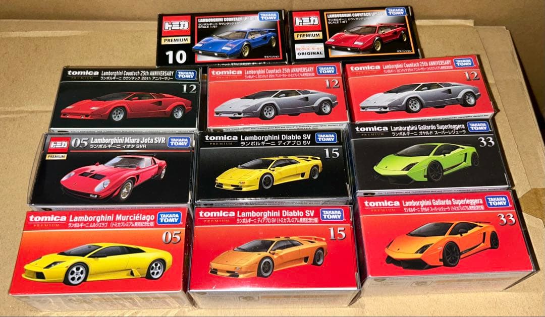 【未使用品】トミカプレミアム ランボルギーニ 11台セット