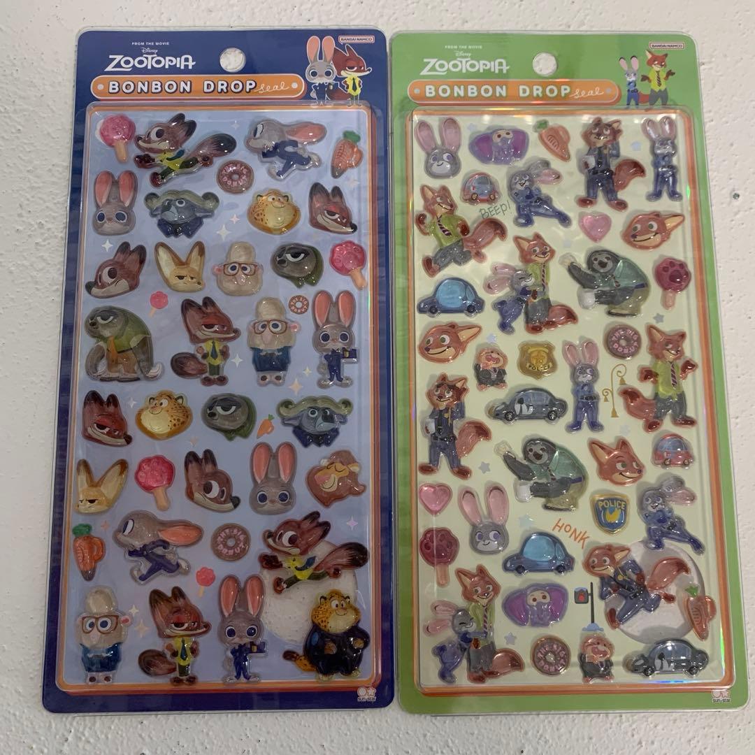 ボンボンドロップシール　ズートピア