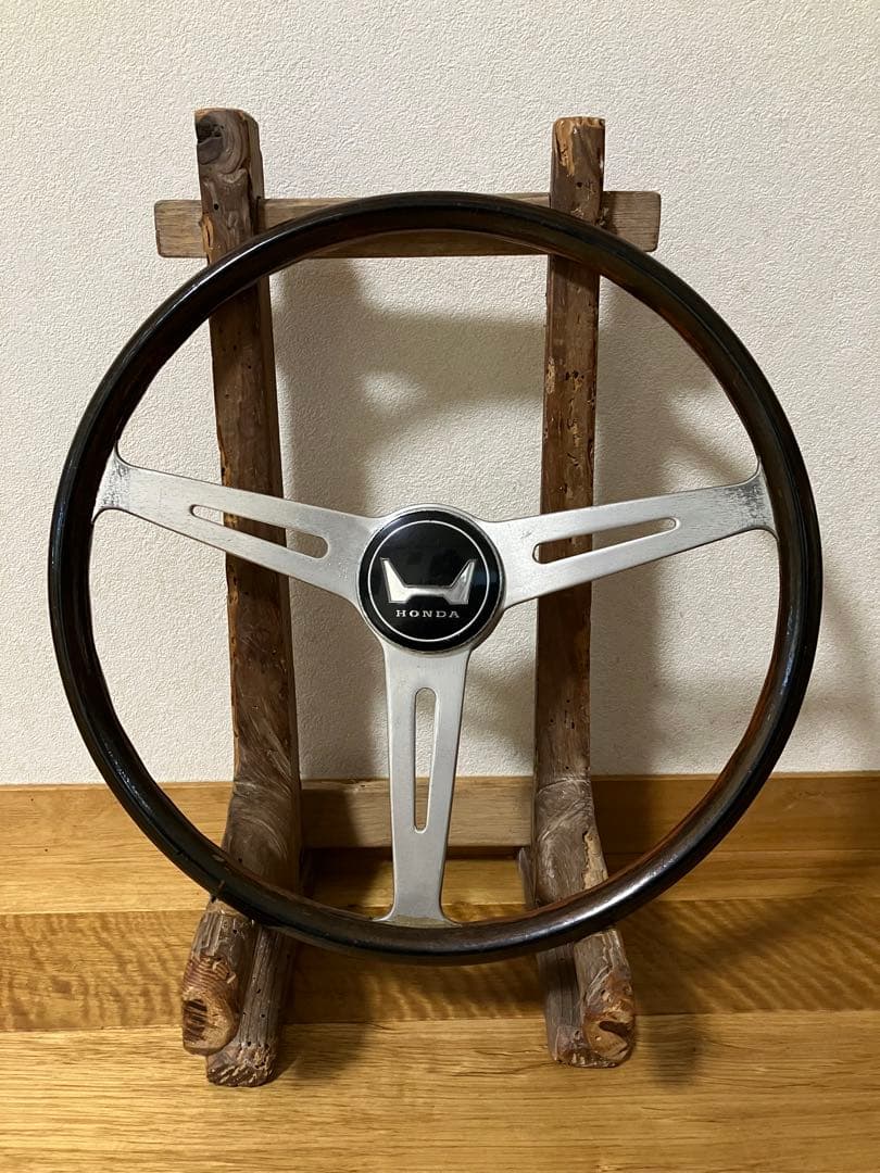 ホンダ 純正 ステアリング フタバヤラケット 木製