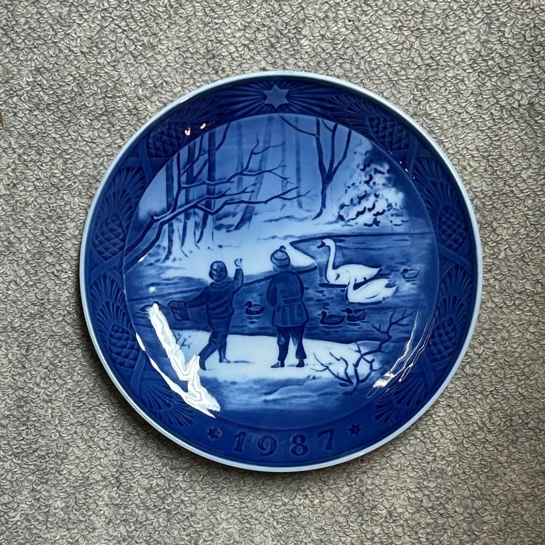 ロイヤルコペンハーゲンイヤープレート1987