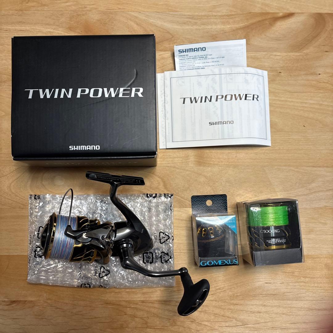 20ツインパワー　4000MHG C5000XGスプール付き