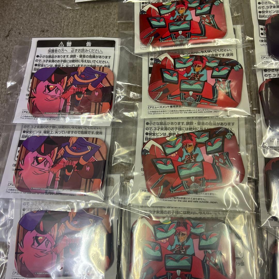 ハズビンホテル◾︎スクエア缶バッジ ２0個セット♫在庫売り切り ハズビン・ホテル