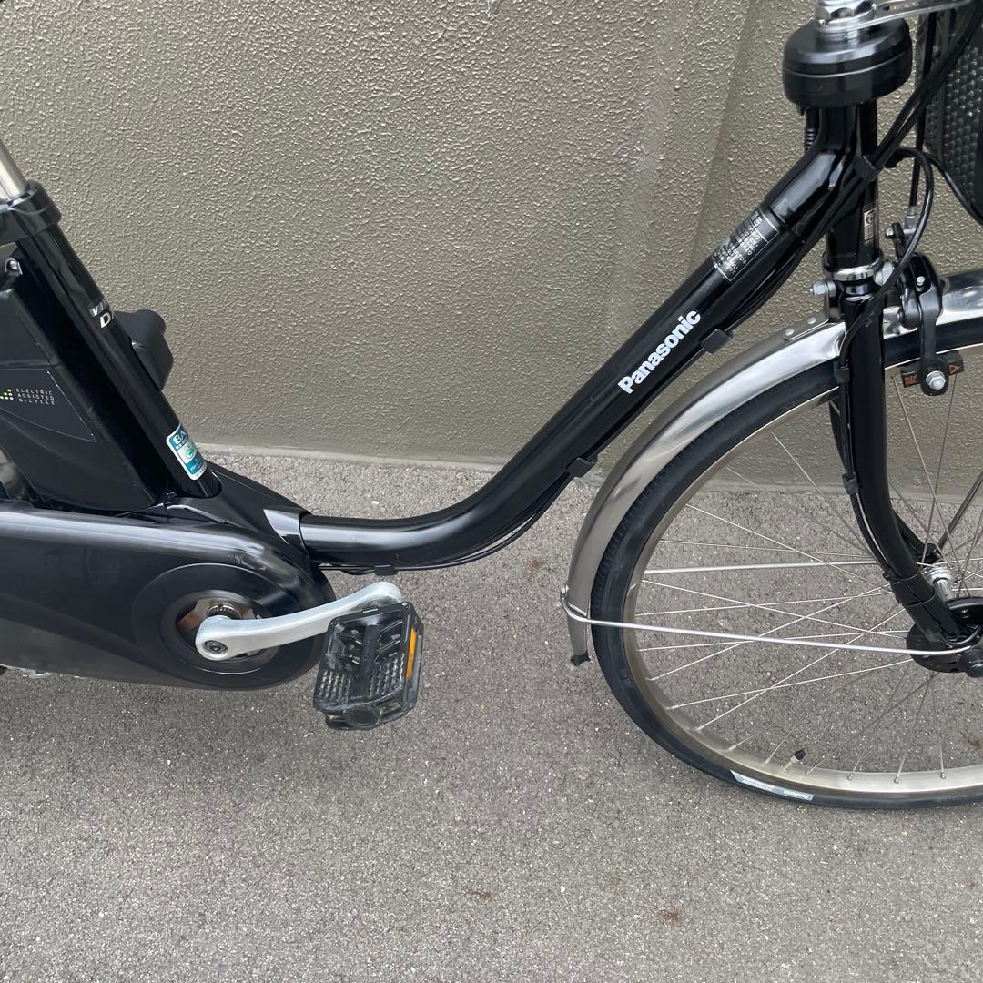 パナソニック電動アシスト自転車26インチブラック（新品バッテリー8.9A h）