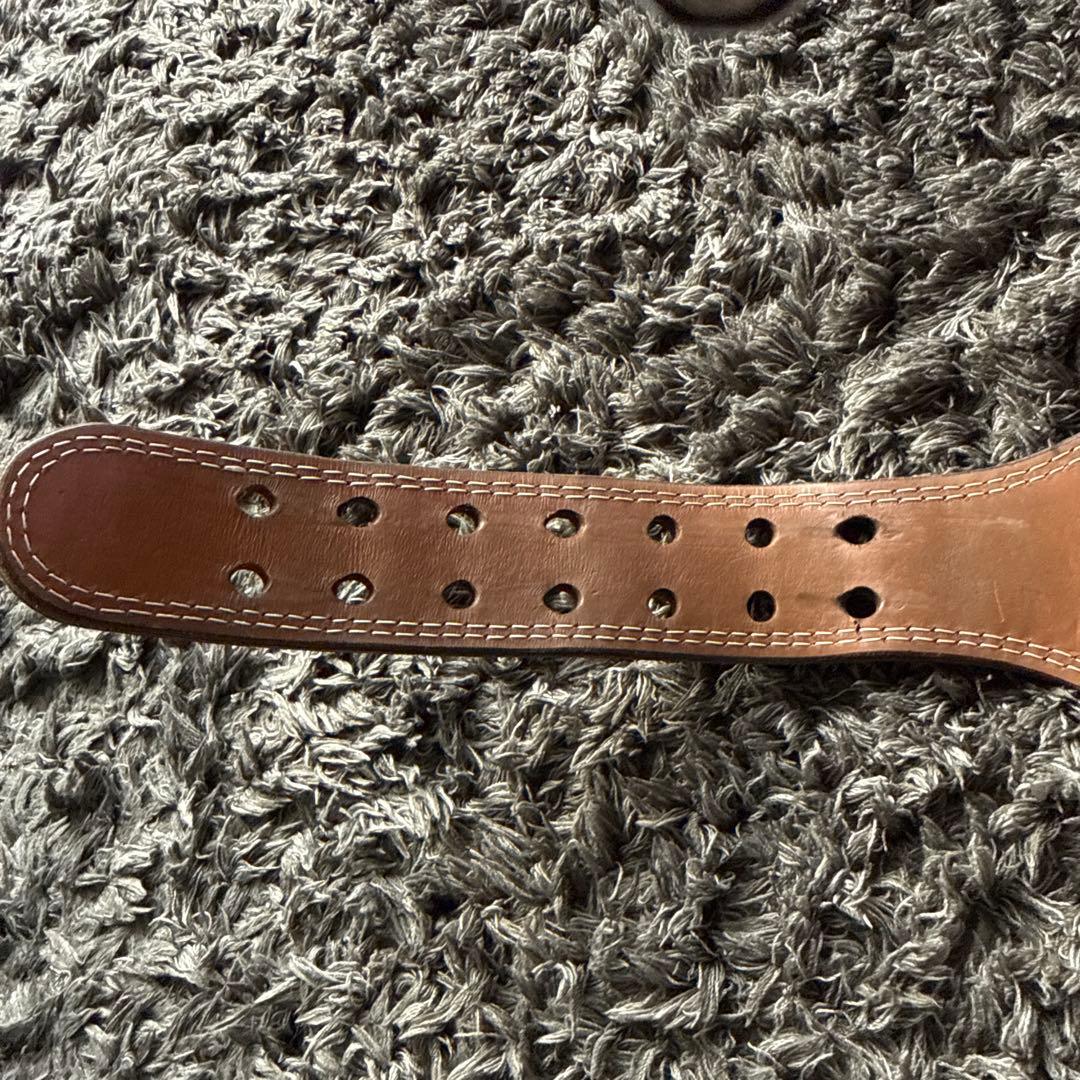 GOLD’S GYM G3324プロレザーベルト S ブラウン トレーニング