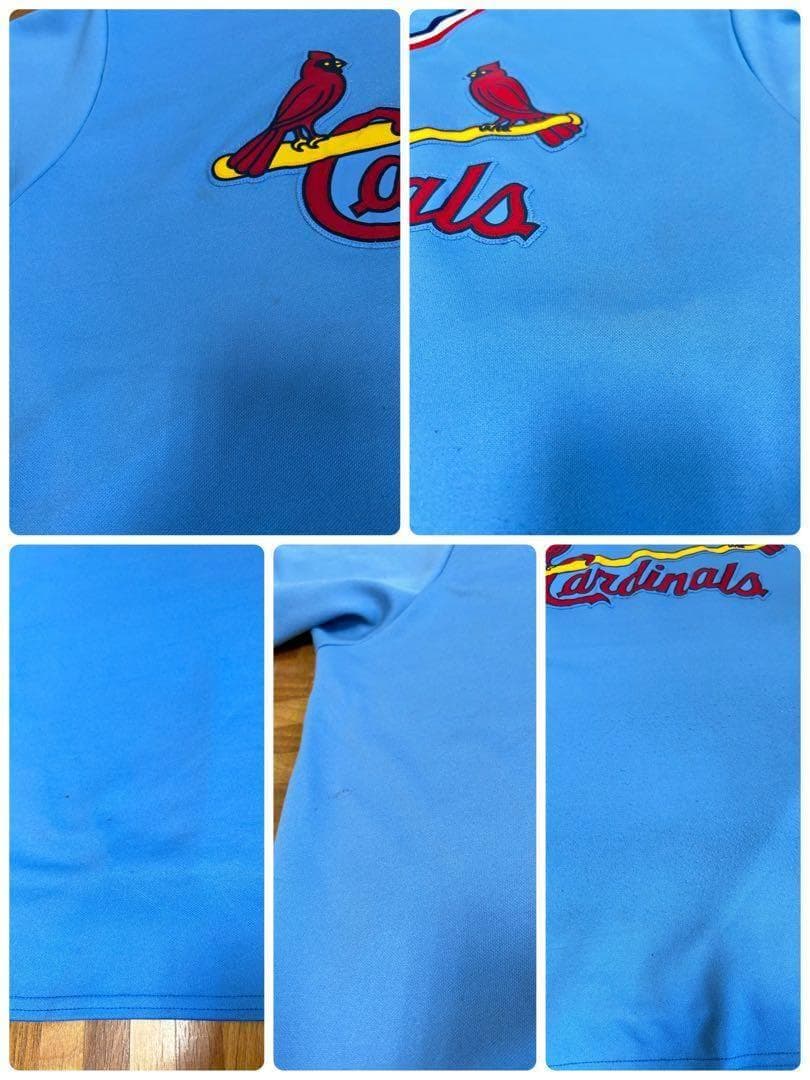 MLBカージナルス ゲームシャツ ベースボールシャツ ユニフォーム S44