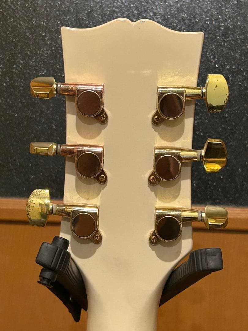 値下げ！美品　Photogenic　レスポールタイプ　アイボリー　弦新品