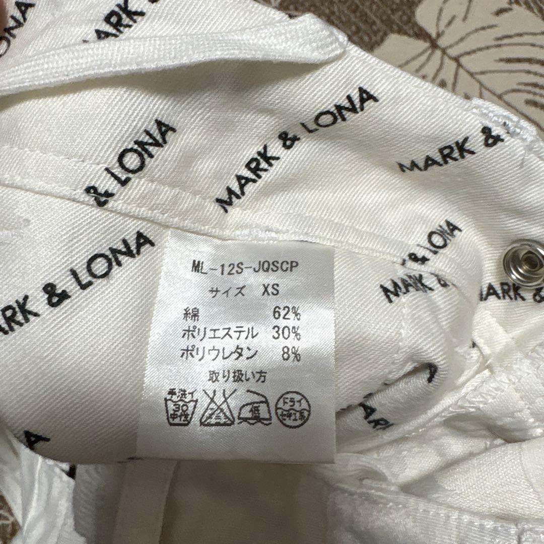 MARK & LONA（マークアンドロナ）ホワイトカモフラ柄カーゴパンツ