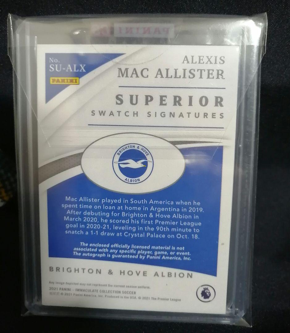 Panini Immaculateマクアリスター 直筆サインカード 10/49