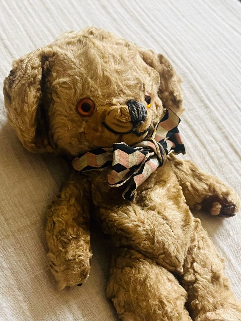 アンティークヴィンテージ英国製メリーソートチーキーテディベア ぬいぐるみドール