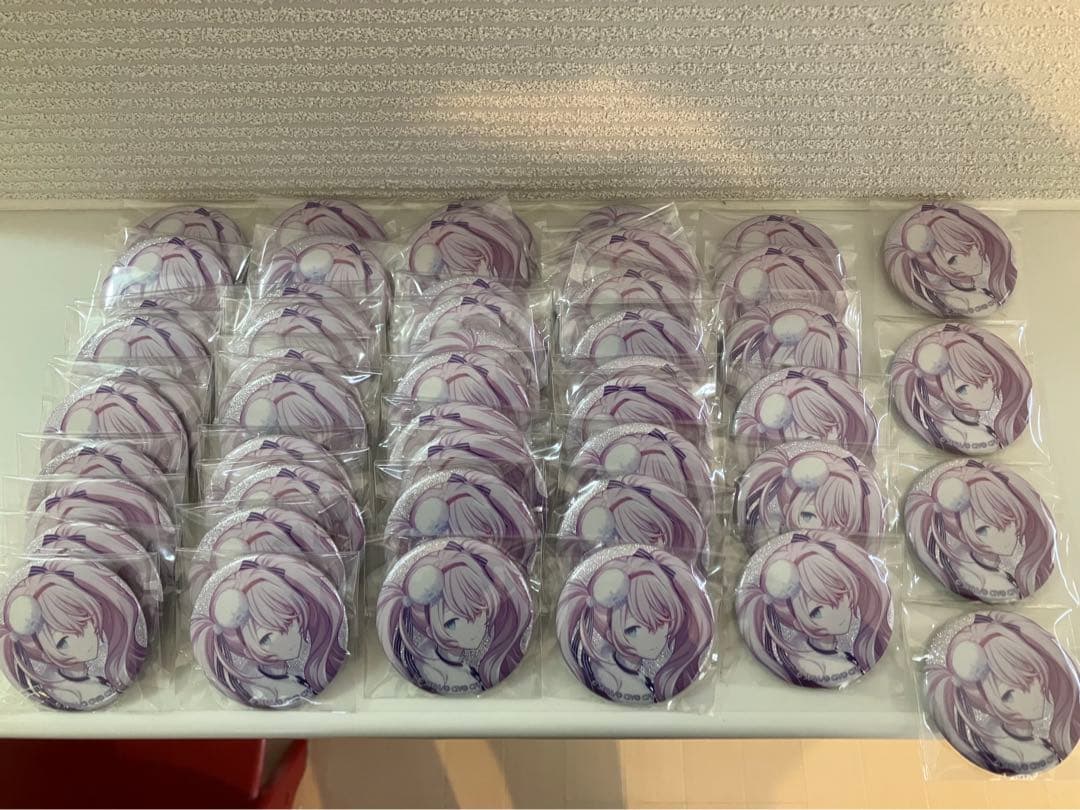 ニーゴミク グリッター缶バッジ まとめ売り 50個