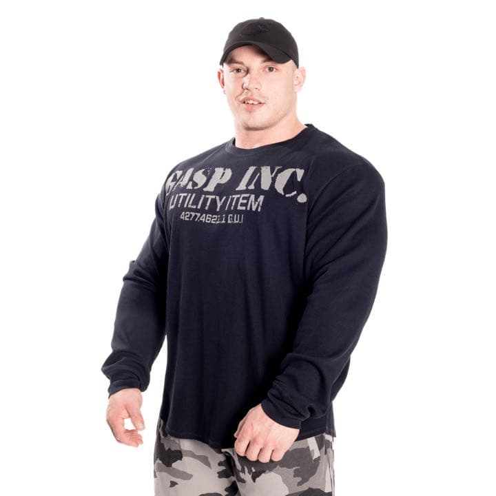 gasp サーマルジムスウェット　ブラック　XL