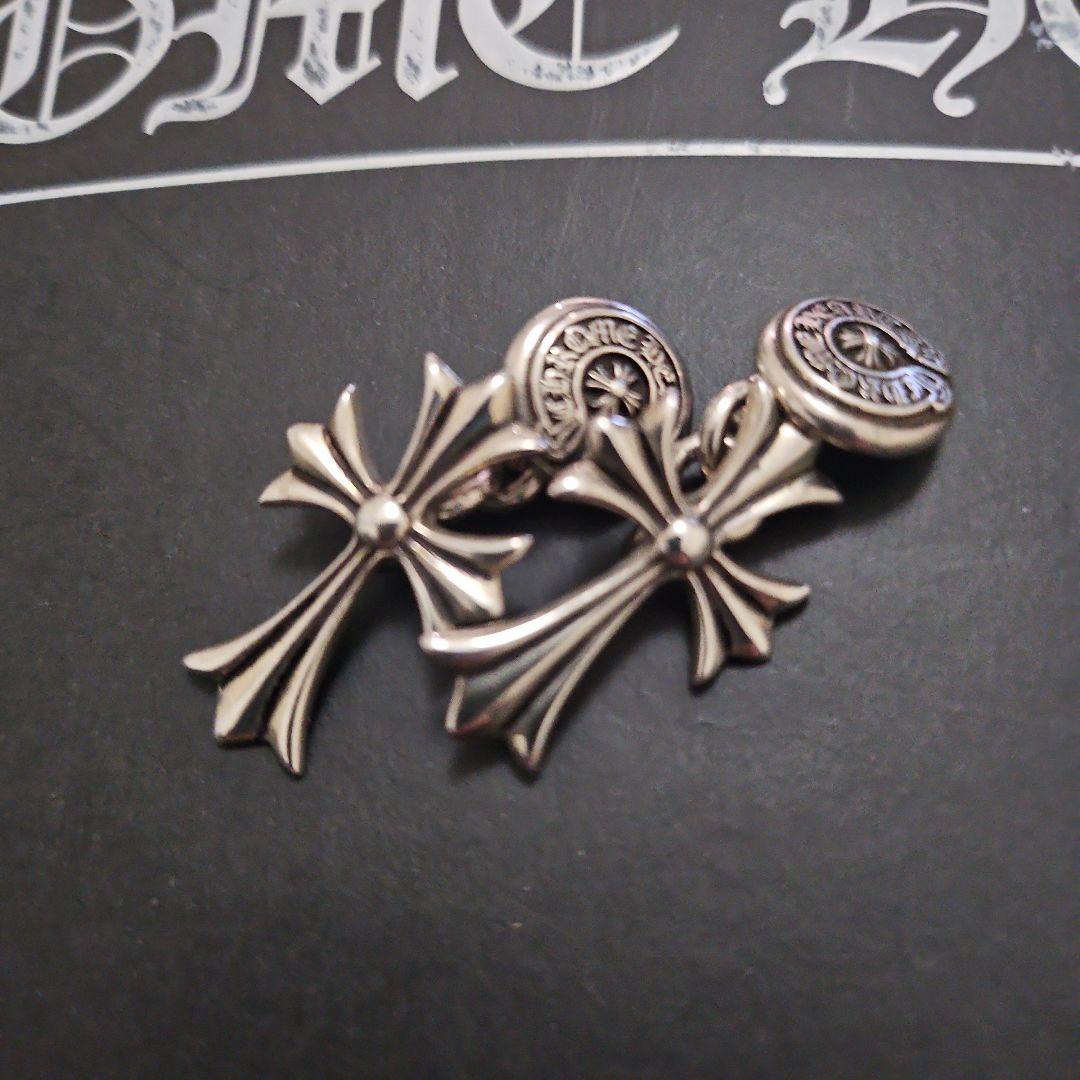 で*ん様 クロムハーツ CUFFLINKS/カフスボタン CHクロスカフス【 入