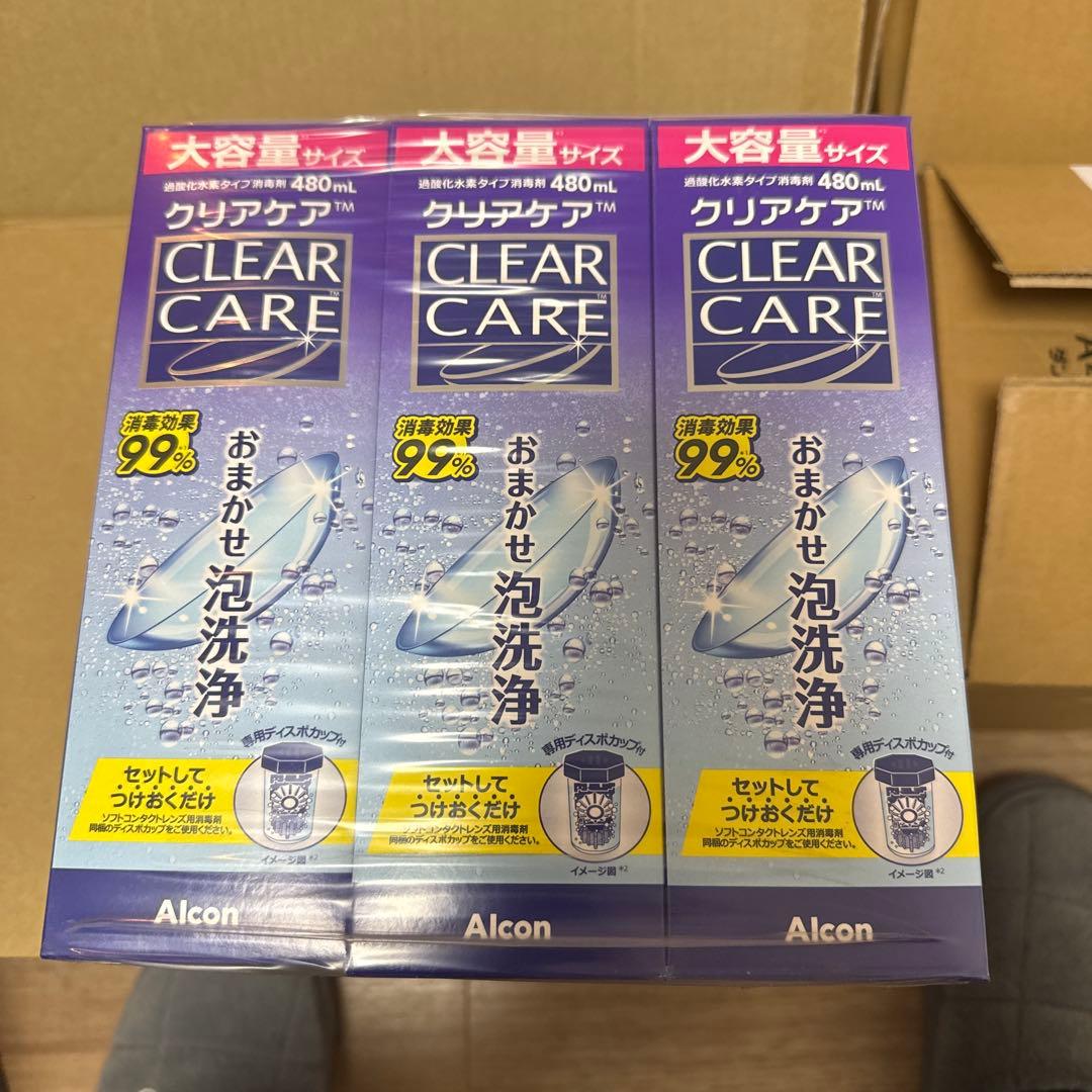 CLEAR CARE ソフトコンタクト洗浄液 480ml 24本入り