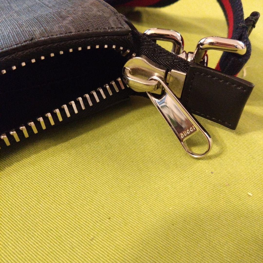 GUCCI グッチダークグレー ショルダーバッグ