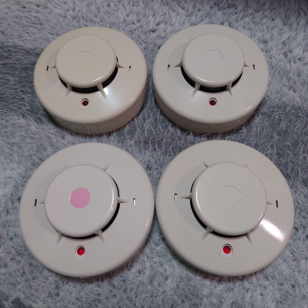 能美防災　煙感知器　ベース　4個セット　ノーミ