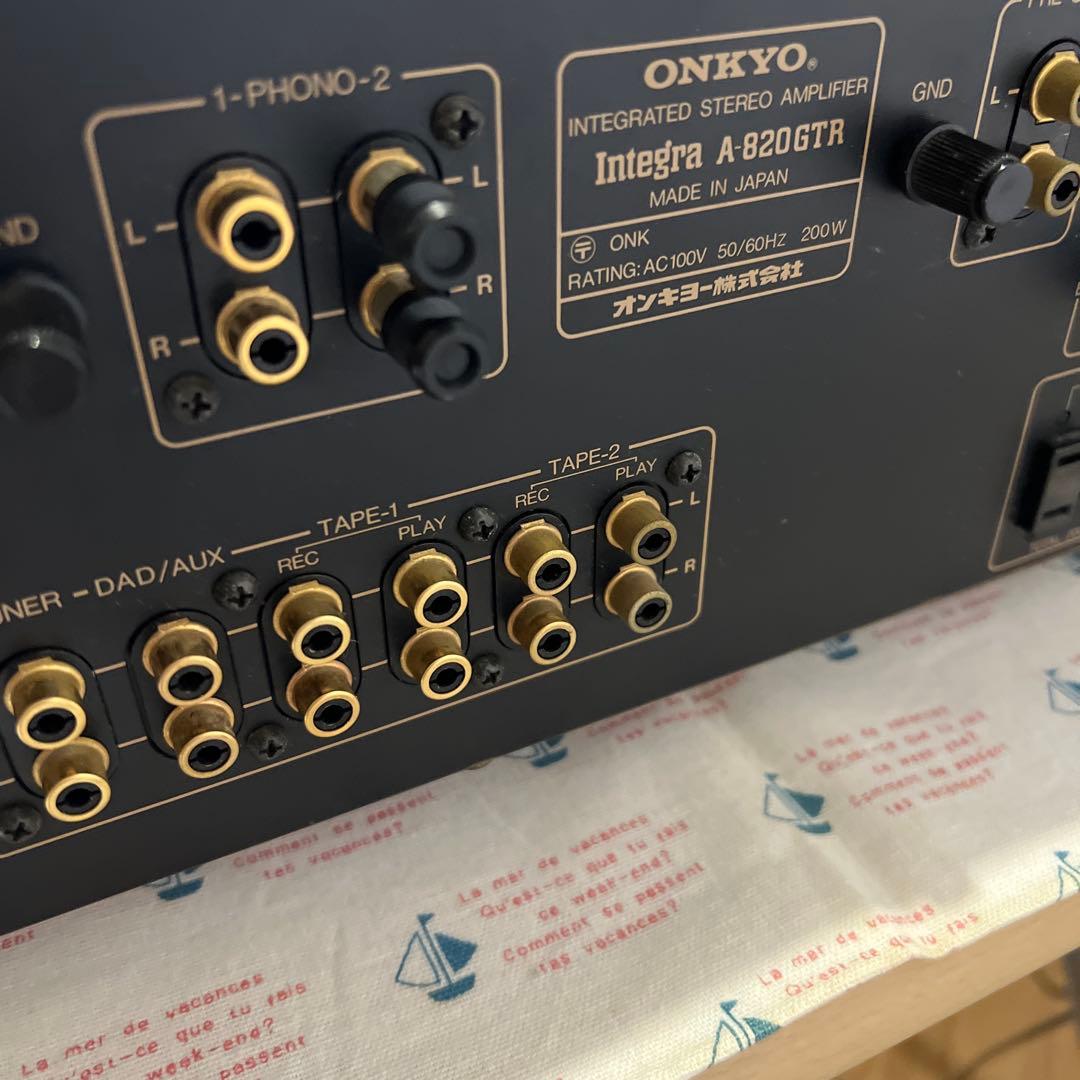オンキョーA-820GTR 幻の名機　動作品　保証有　RCA端子全てK18GP
