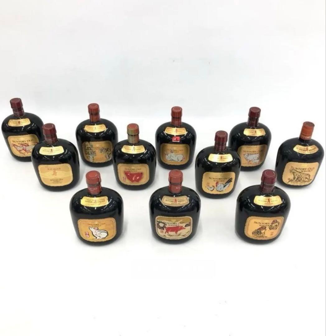 サントリーウイスキー オールド　11本セット　未開栓　干支　寿